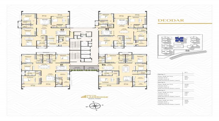 DLF Privana North floor plan1